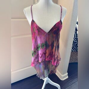 Aryn K Multicolor Layered Camisole Top